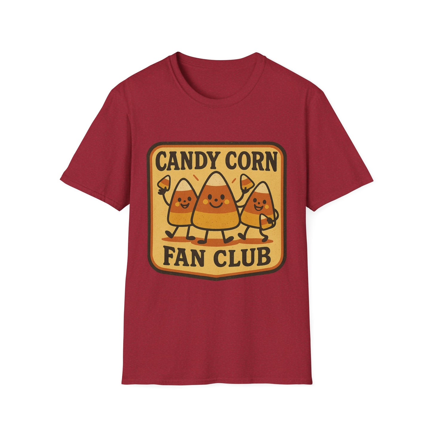 Candy Corn Fan Club Shirt – Cute Fall Halloween Tee, Retro Autumn Candy Graphic T-Shirt
