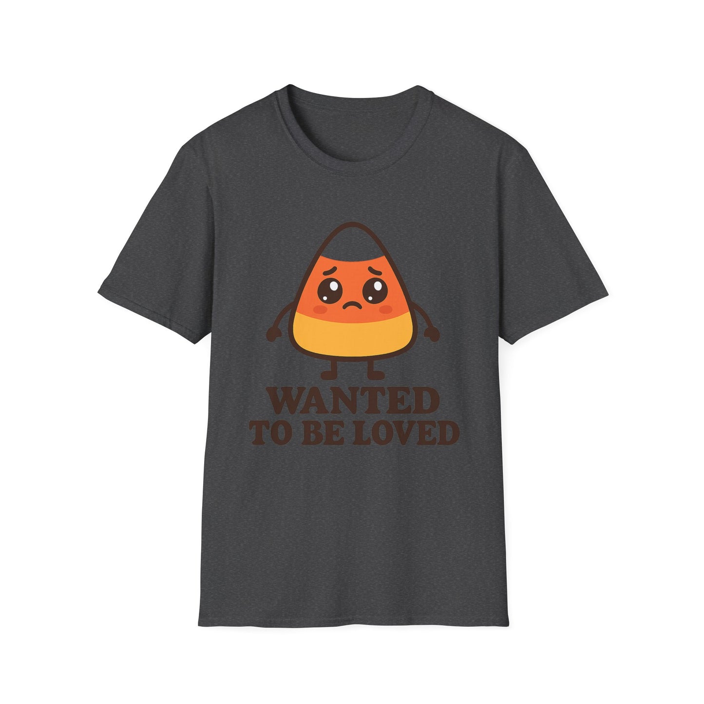 All I Wanted Was to Be Loved Candy Corn Shirt – Funny Halloween Sad Candy Tee