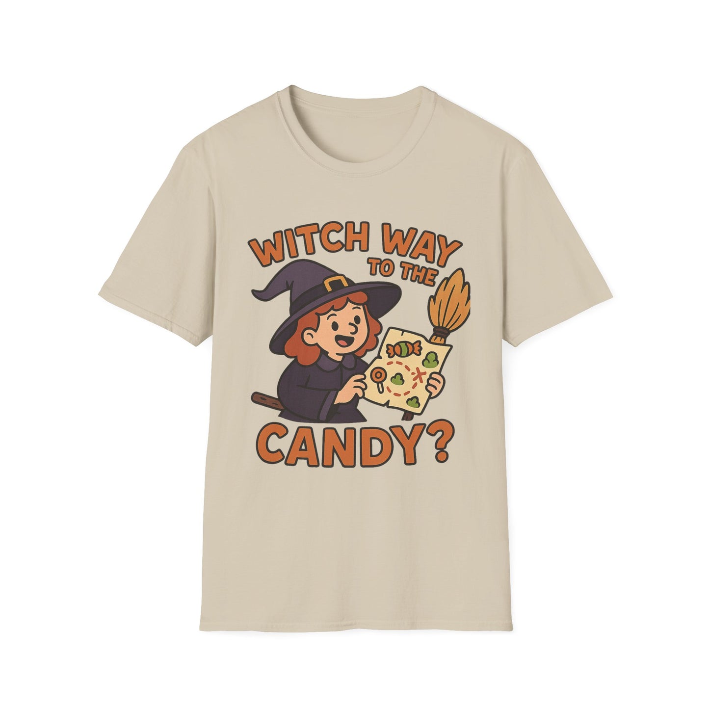 itch Way to the Candy Halloween Shirt – Funny Witch Trick or Treat Tee