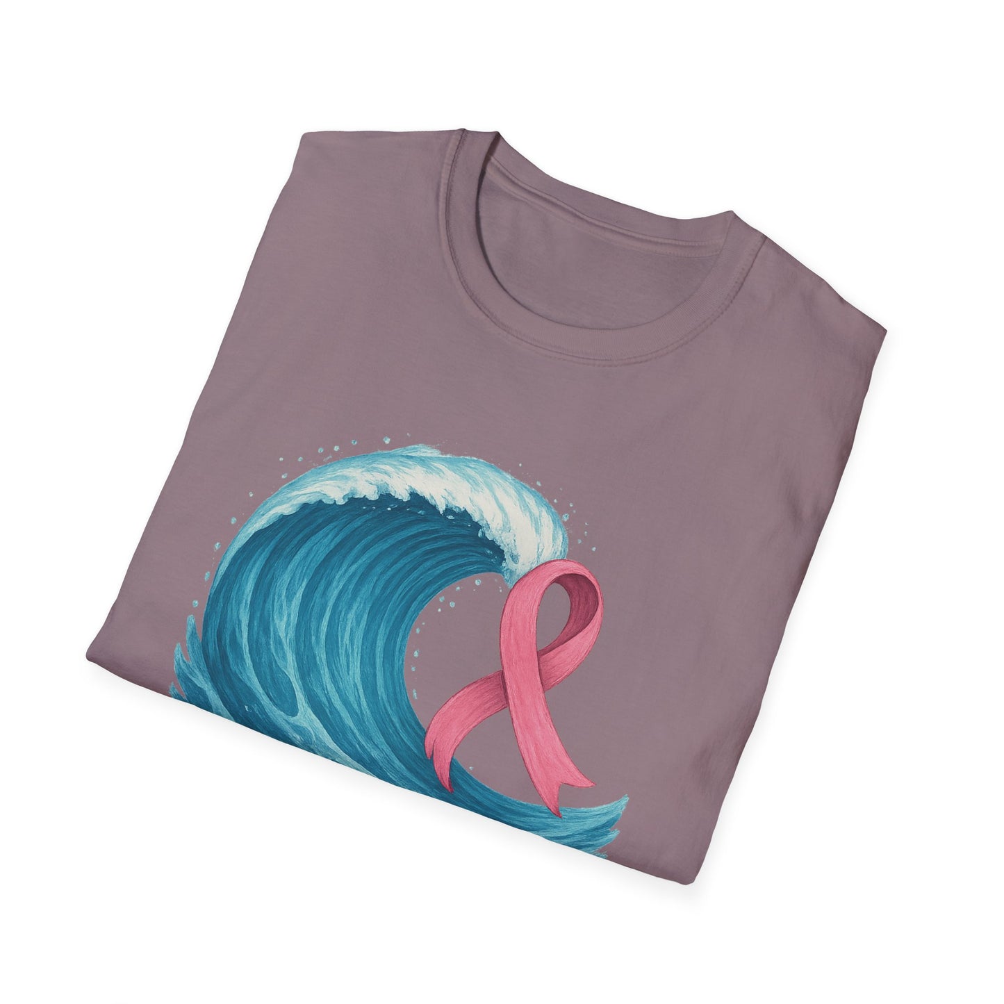 Wave of Hope Shirt | Breast Cancer Awareness Month Tee | Ocean Pink Ribbon Support Survivor Fighter T-Shirt October Strong
