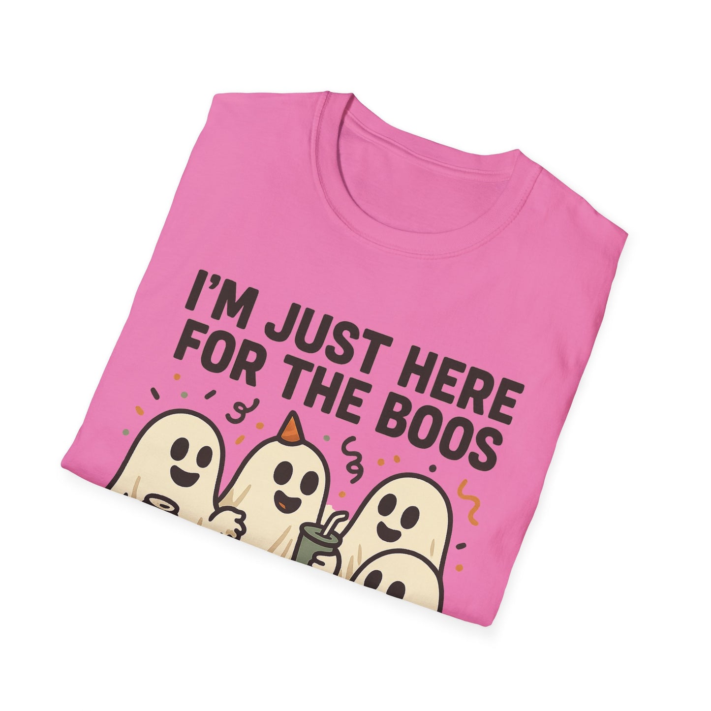 I’m Just Here for the Boos Shirt – Ghost Beer Halloween Party Tee