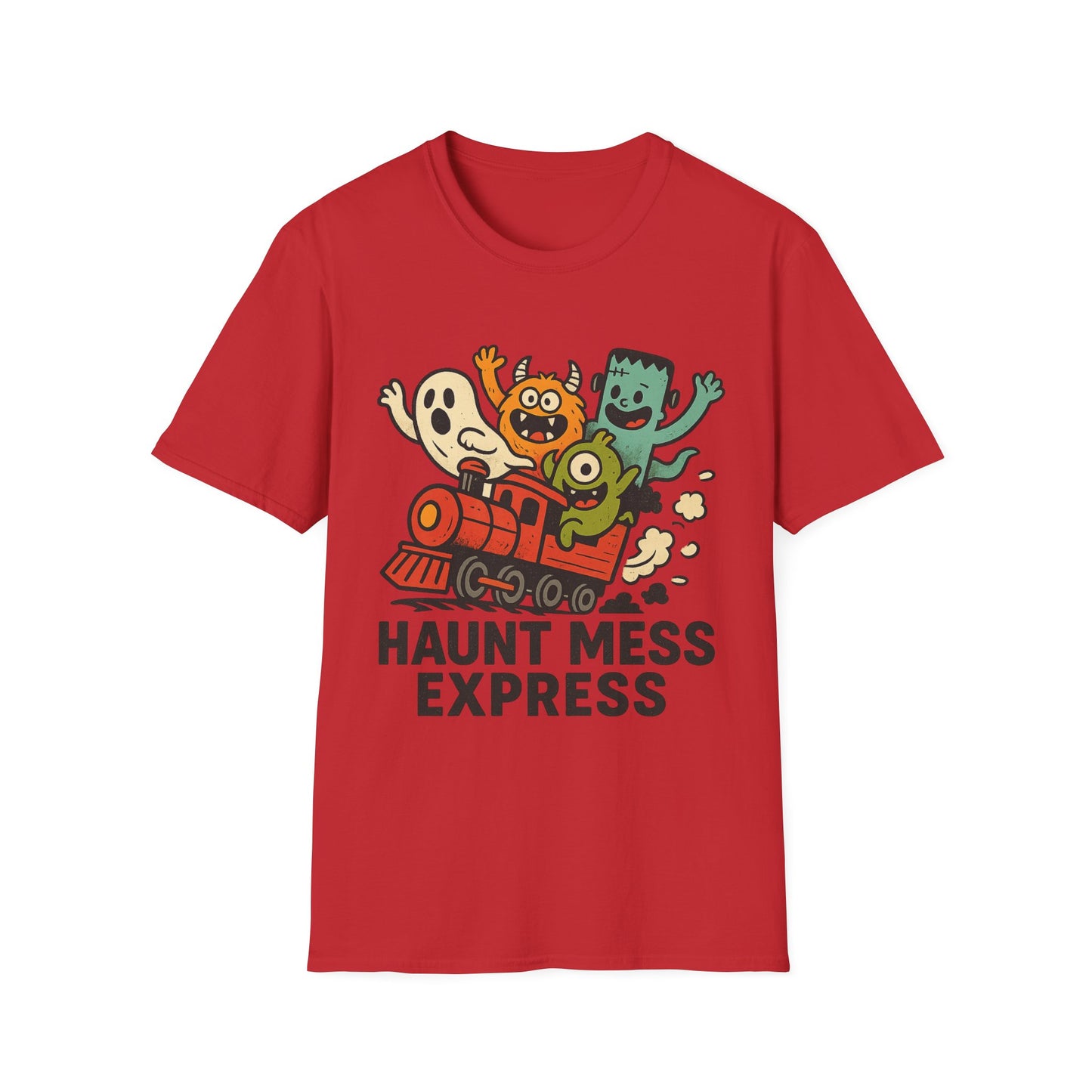 Haunt Mess Express Shirt – Funny Monster Train Halloween Tee