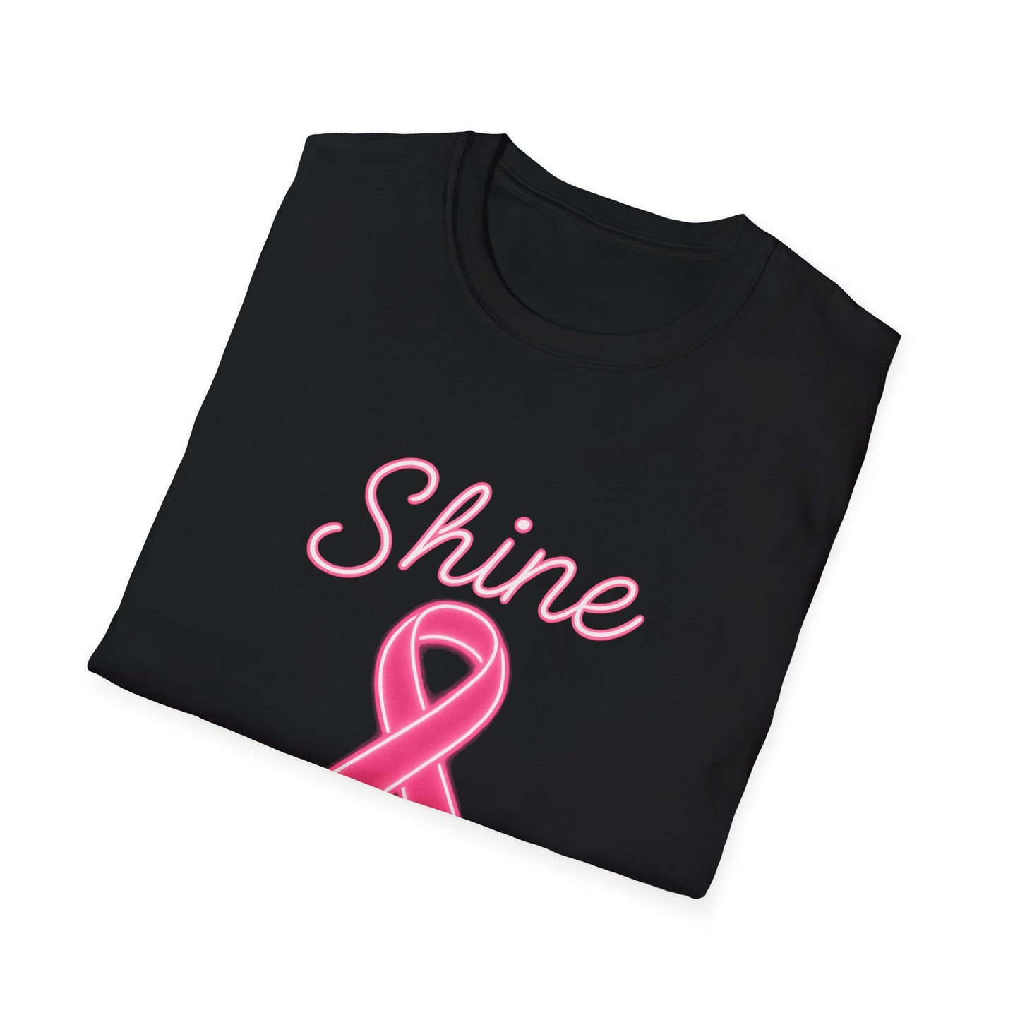 Shine for the Cure Shirt | Breast Cancer Awareness Pink Ribbon Tee | Support Hope Survivor Fighter T-Shirt October Month