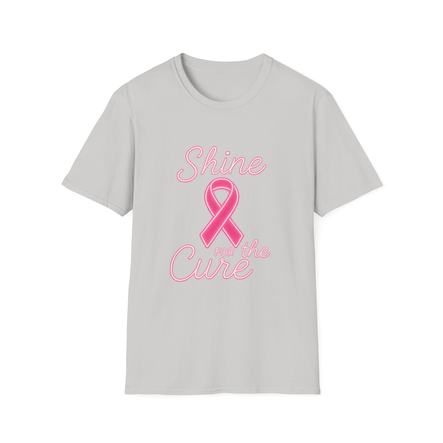 Shine for the Cure Shirt | Breast Cancer Awareness Pink Ribbon Tee | Support Hope Survivor Fighter T-Shirt October Month