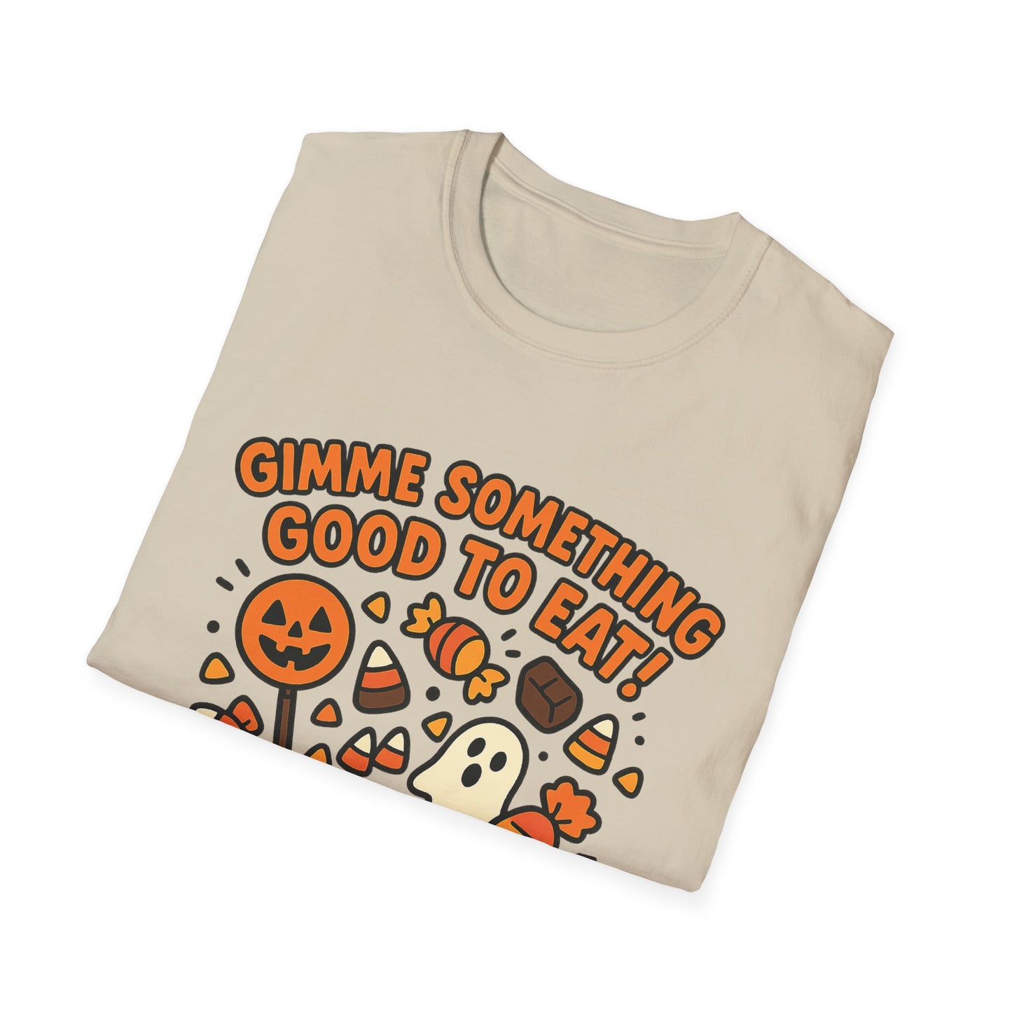 Gimme Something Good to Eat Shirt – Trick or Treat Candy Bag Tee