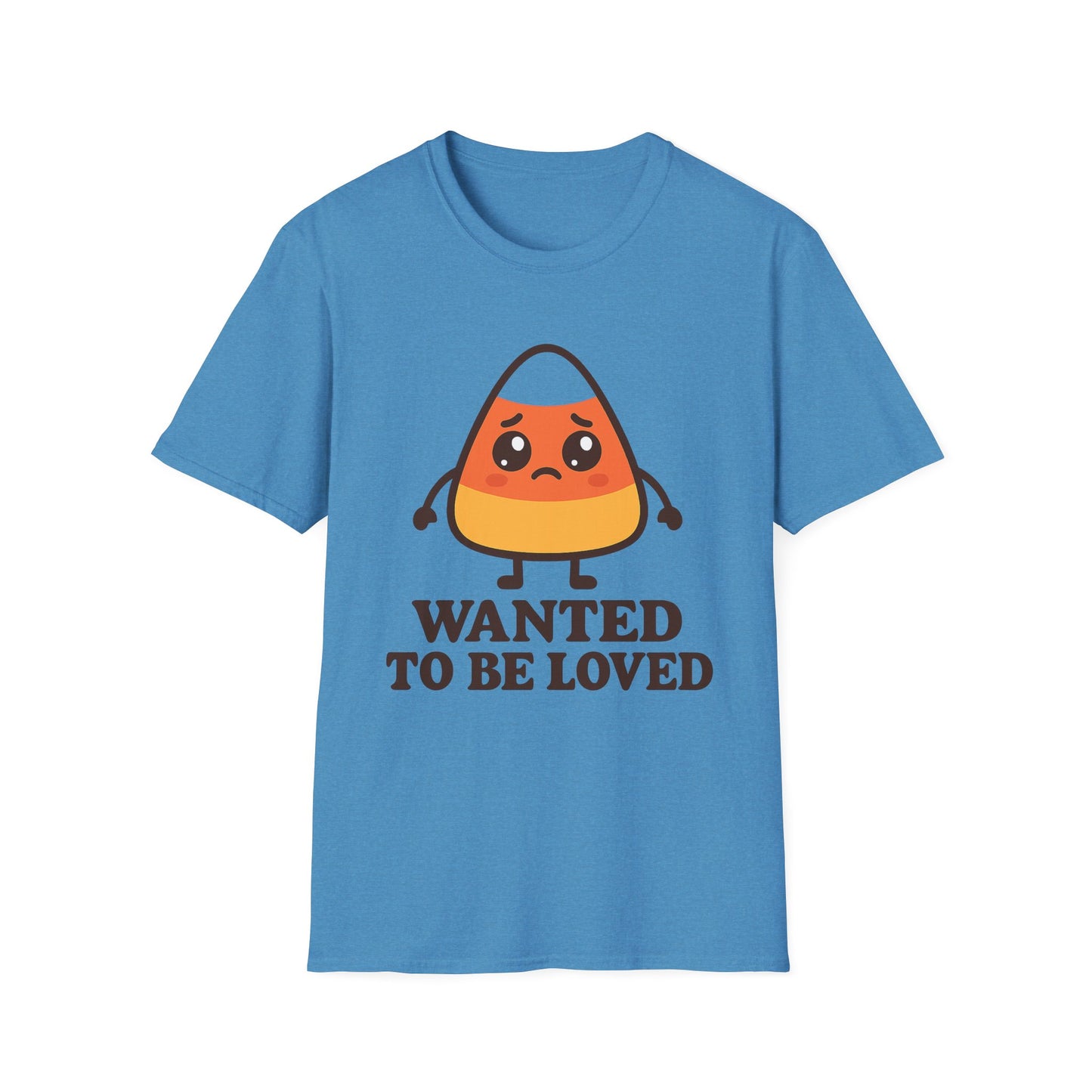 All I Wanted Was to Be Loved Candy Corn Shirt – Funny Halloween Sad Candy Tee