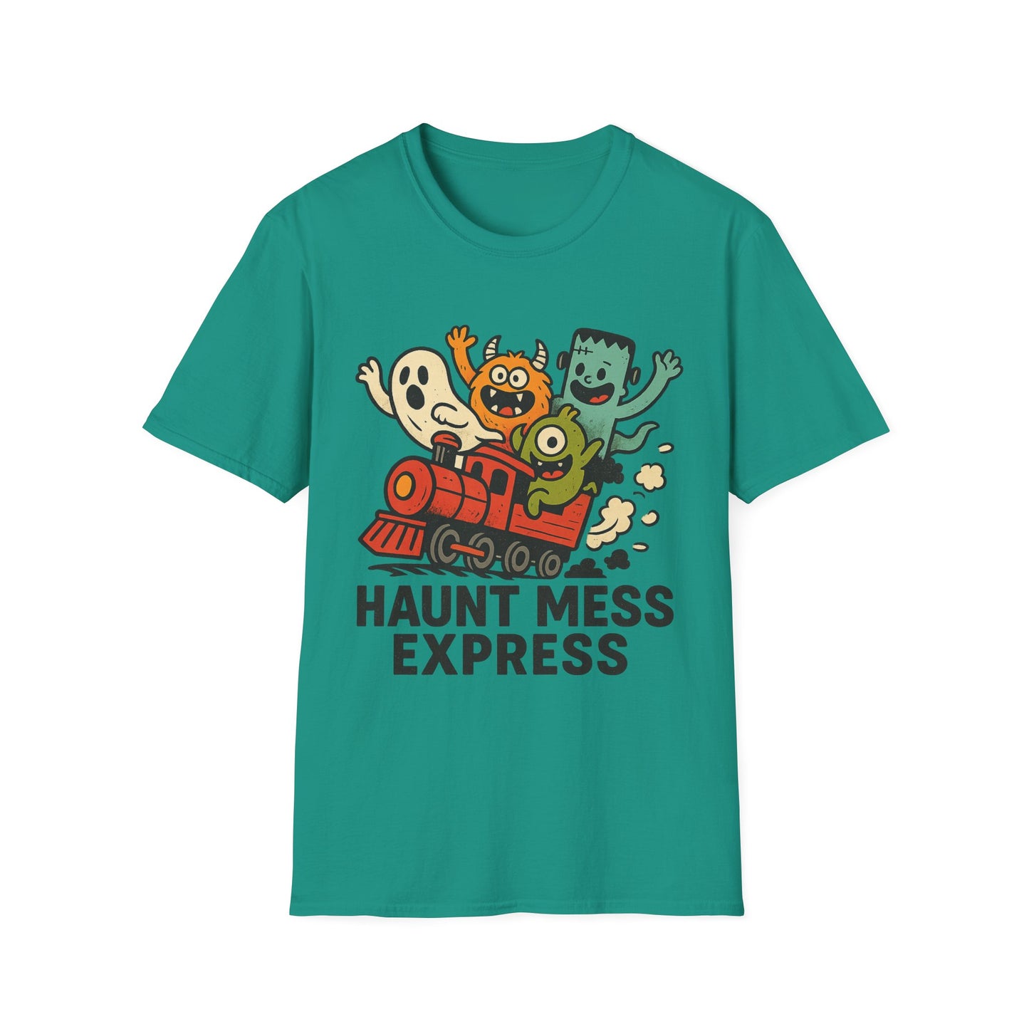 Haunt Mess Express Shirt – Funny Monster Train Halloween Tee