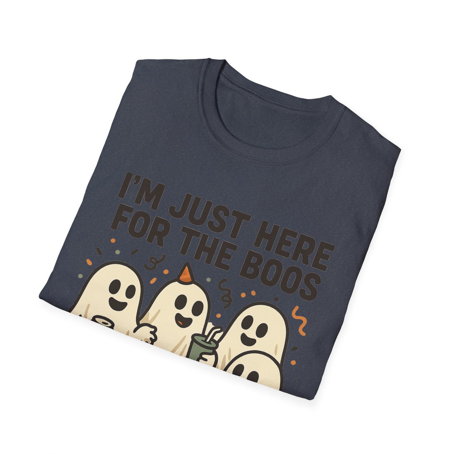 I’m Just Here for the Boos Shirt – Ghost Beer Halloween Party Tee