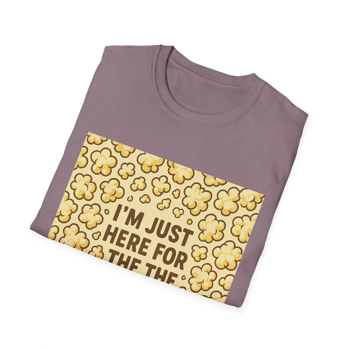I’m Just Here for the Popcorn Shirt – Funny Movie Lover Tee – Retro Popcorn T-Shirt for Film Nights & Theater Fans