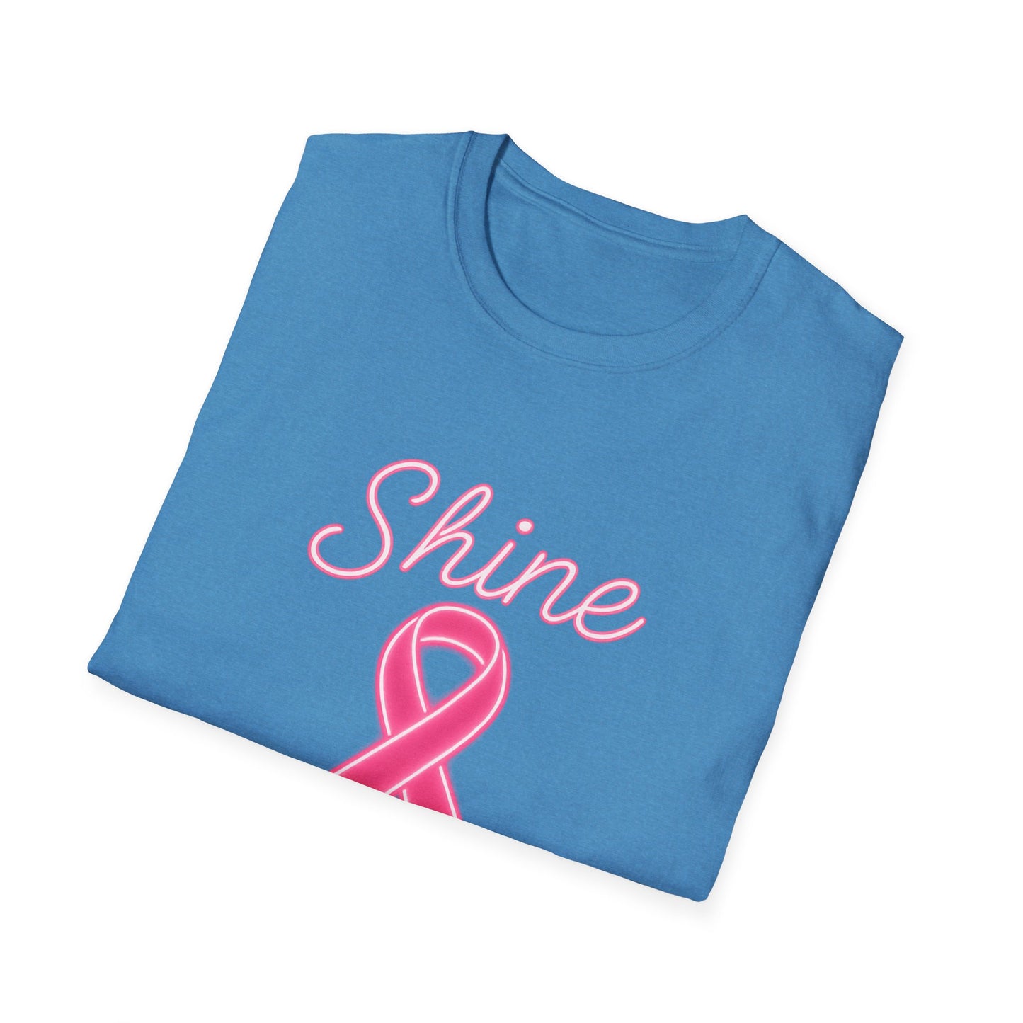Shine for the Cure Shirt | Breast Cancer Awareness Pink Ribbon Tee | Support Hope Survivor Fighter T-Shirt October Month