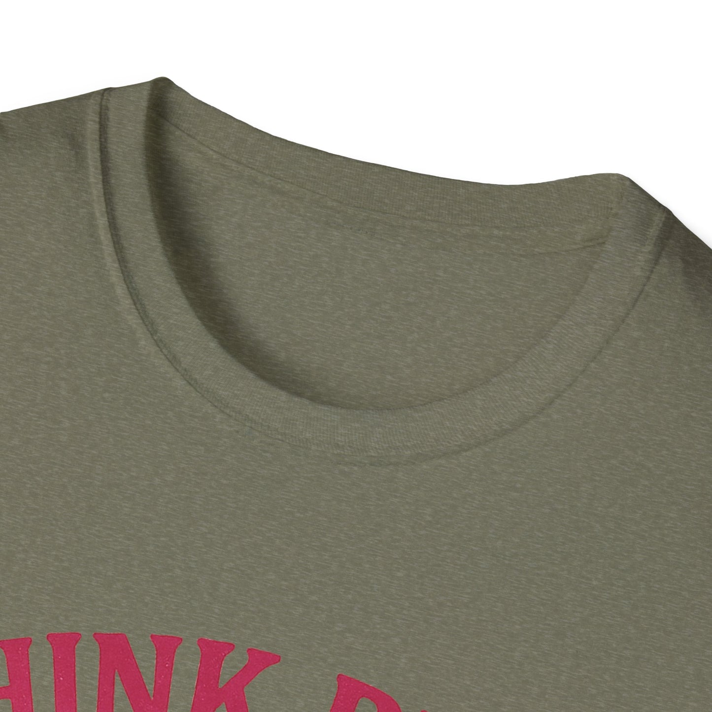 Think Pink Shirt Live Strong | Breast Cancer Awareness Ribbon Tee | Pink Support Hope Strength T-Shirt Women Men October