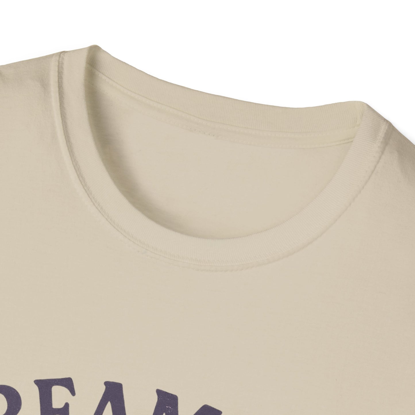 Dreamers Unite T-Shirt – Whimsical Moon & Clouds Inspirational Dreamer Tee