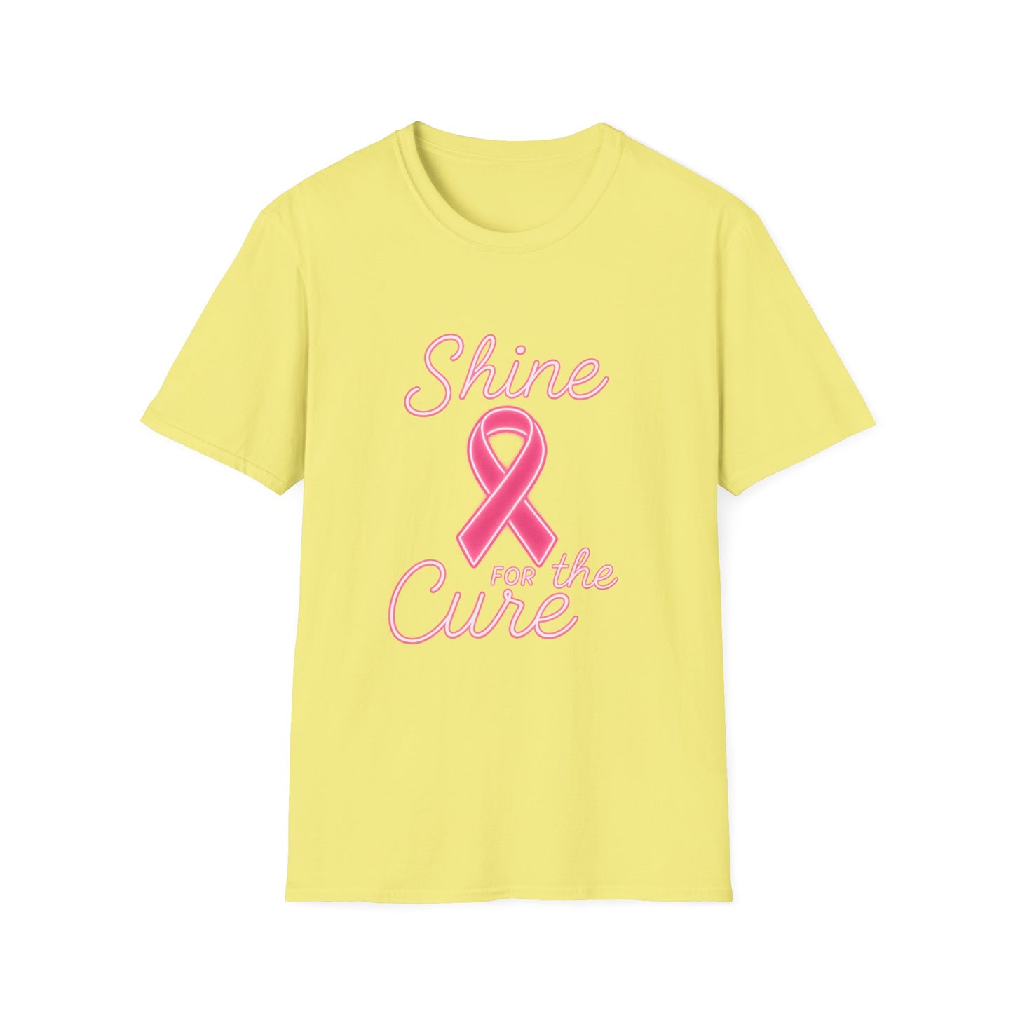 Shine for the Cure Shirt | Breast Cancer Awareness Pink Ribbon Tee | Support Hope Survivor Fighter T-Shirt October Month