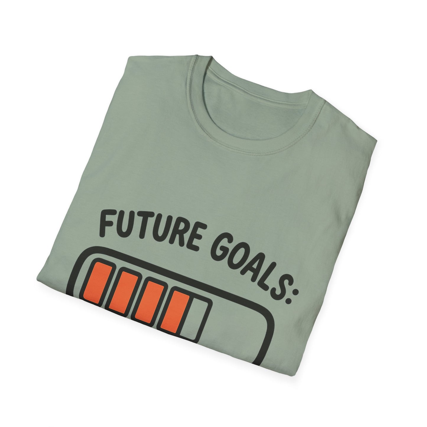 Future Goals In Progress T-Shirt – Playful Progress Bar Motivational Dreamer Tee