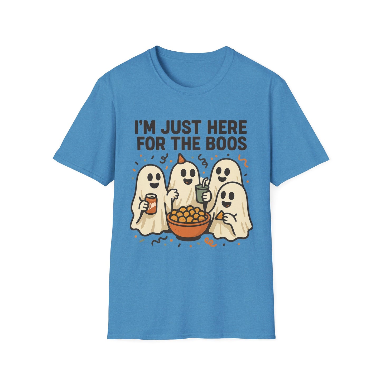 I’m Just Here for the Boos Shirt – Ghost Beer Halloween Party Tee