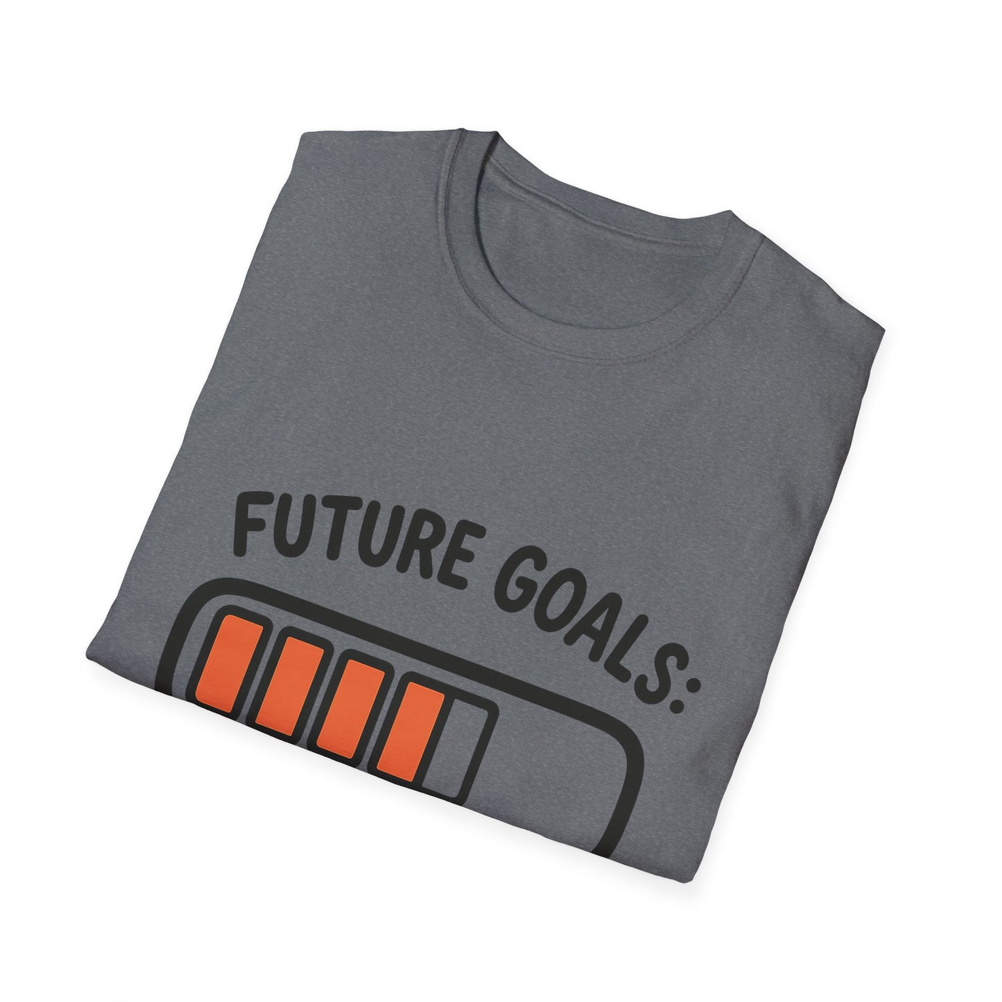 Future Goals In Progress T-Shirt – Playful Progress Bar Motivational Dreamer Tee
