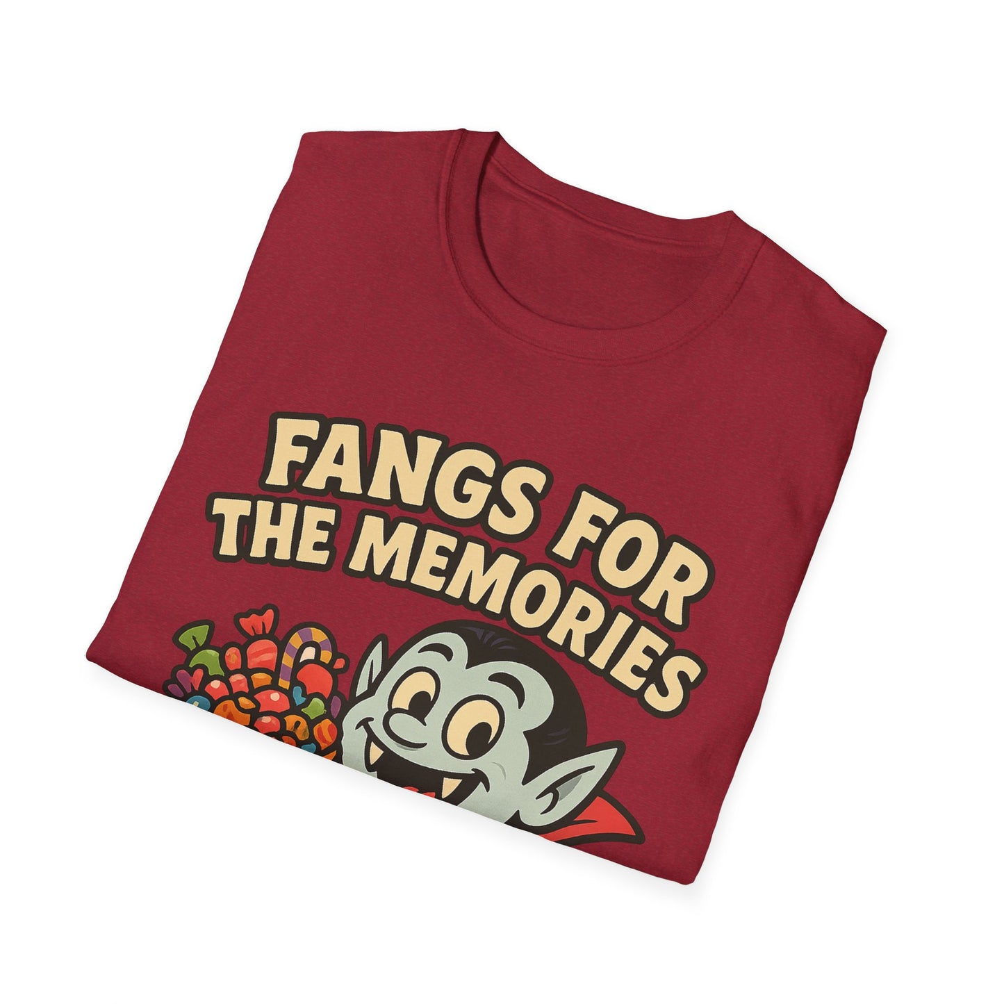 Fangs for the Memories Shirt – Vampire Trick or Treat Candy Tee