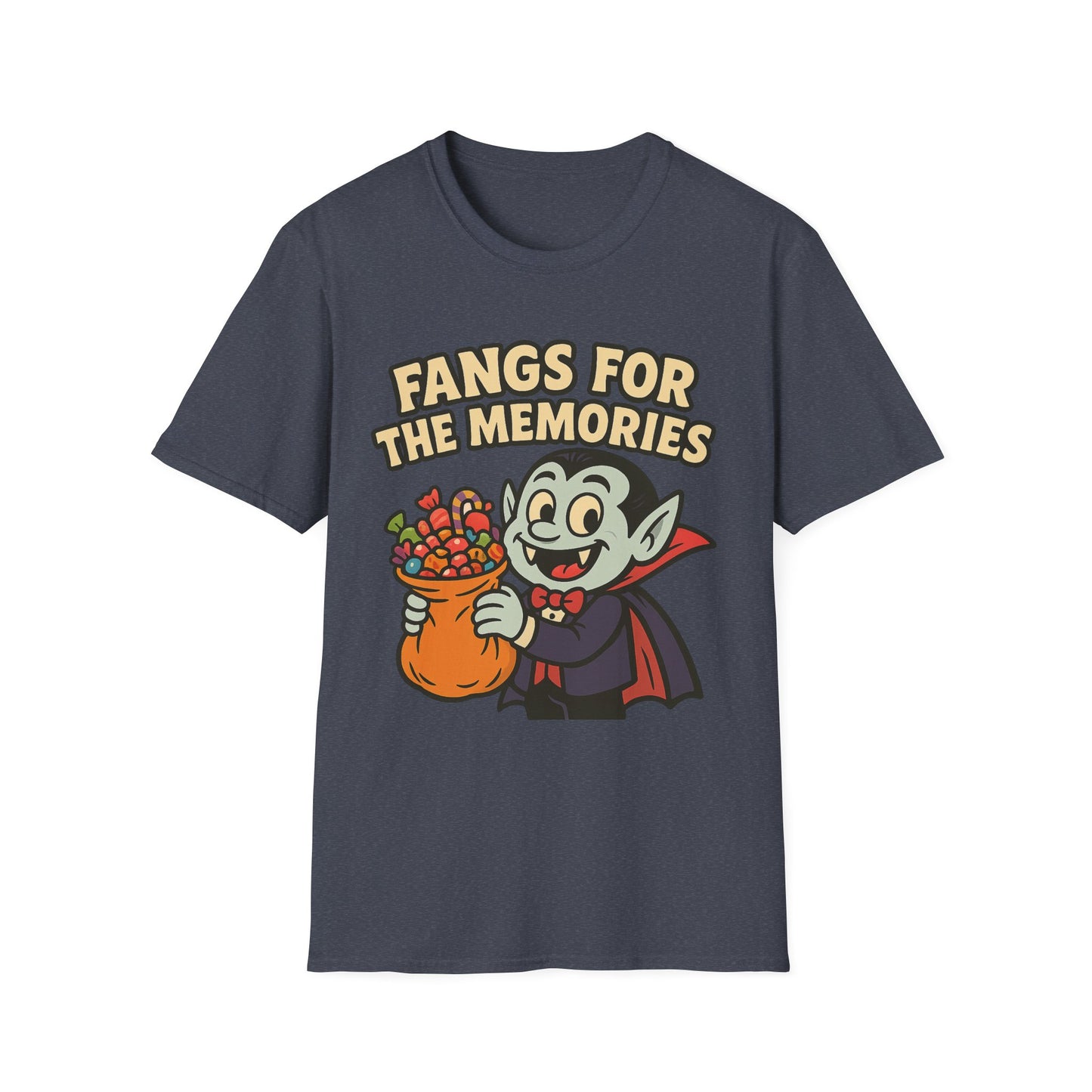 Fangs for the Memories Shirt – Vampire Trick or Treat Candy Tee
