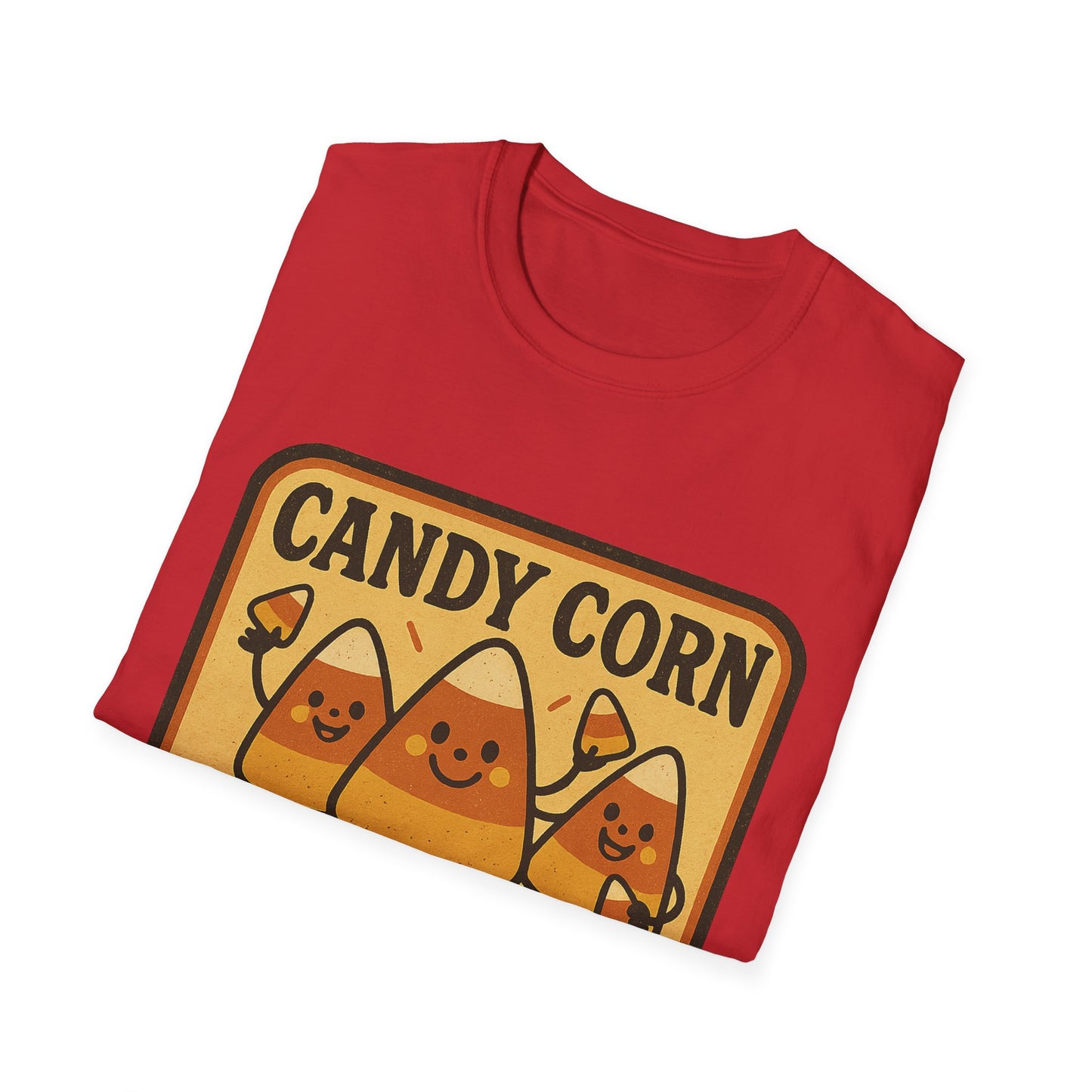 Candy Corn Fan Club Shirt – Cute Fall Halloween Tee, Retro Autumn Candy Graphic T-Shirt