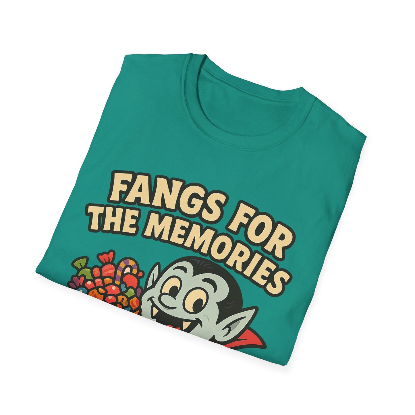 Fangs for the Memories Shirt – Vampire Trick or Treat Candy Tee