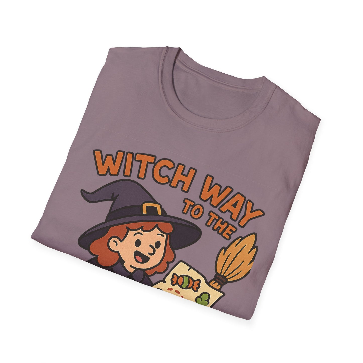 itch Way to the Candy Halloween Shirt – Funny Witch Trick or Treat Tee