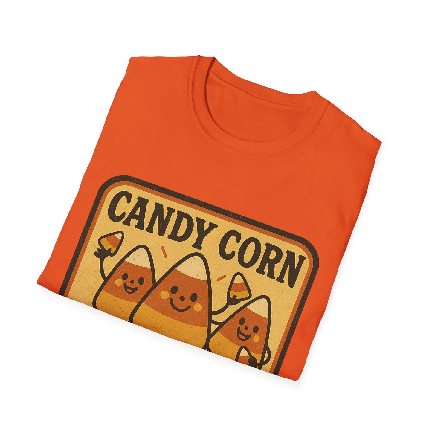 Candy Corn Fan Club Shirt – Cute Fall Halloween Tee, Retro Autumn Candy Graphic T-Shirt