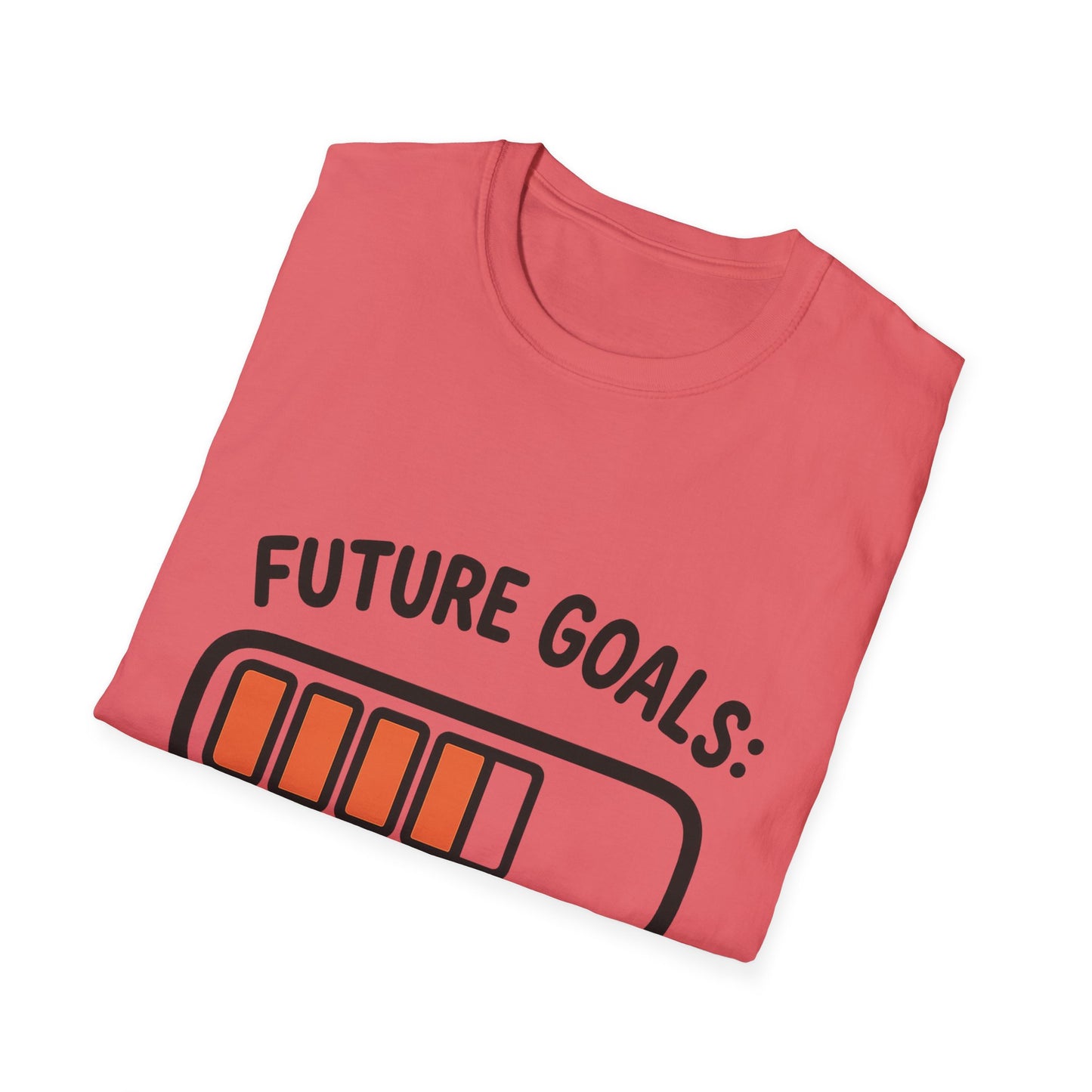 Future Goals In Progress T-Shirt – Playful Progress Bar Motivational Dreamer Tee