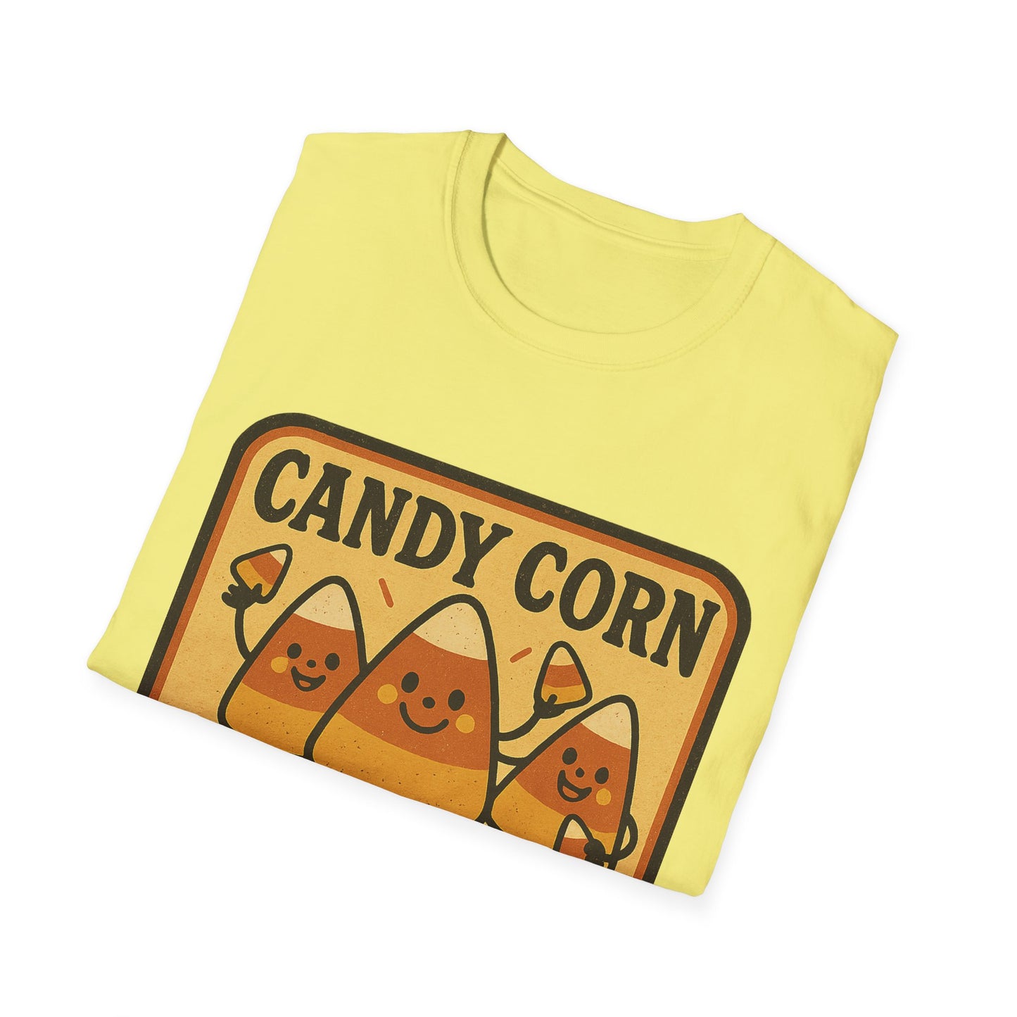 Candy Corn Fan Club Shirt – Cute Fall Halloween Tee, Retro Autumn Candy Graphic T-Shirt