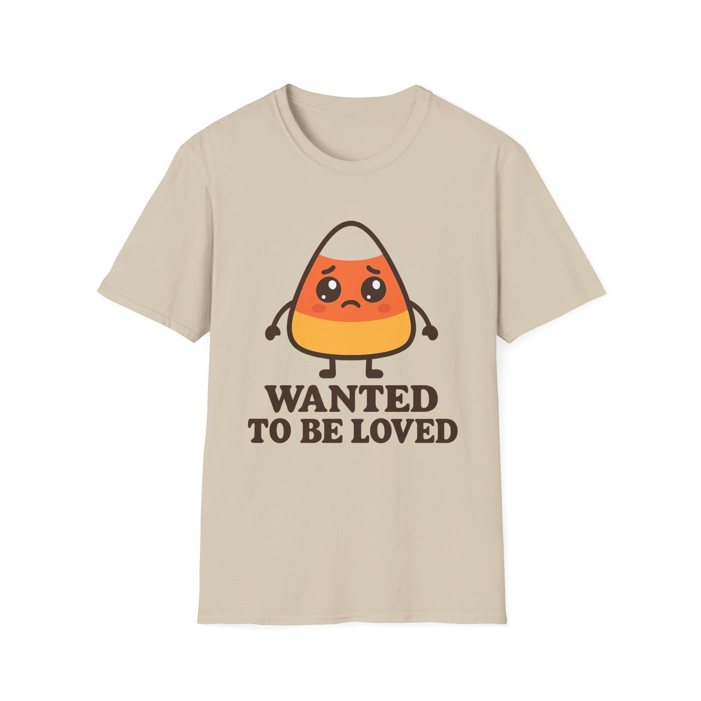 All I Wanted Was to Be Loved Candy Corn Shirt – Funny Halloween Sad Candy Tee