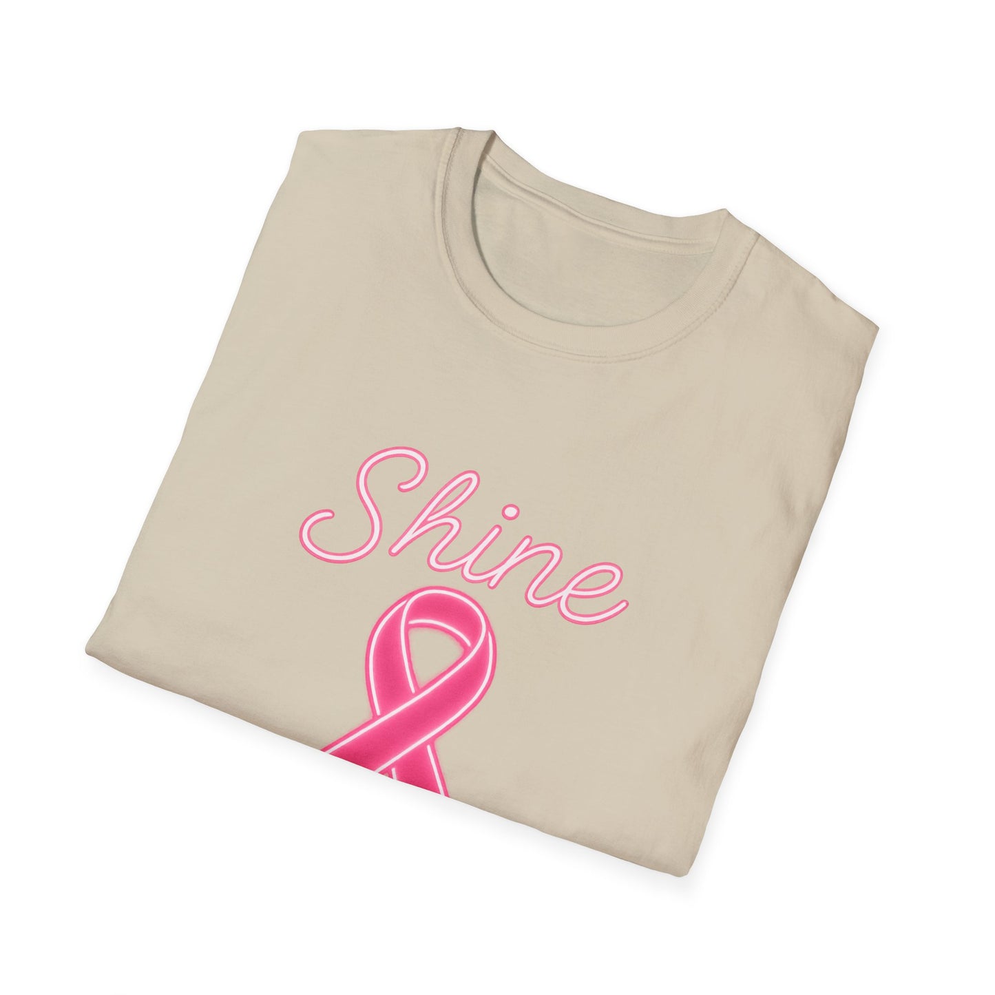 Shine for the Cure Shirt | Breast Cancer Awareness Pink Ribbon Tee | Support Hope Survivor Fighter T-Shirt October Month