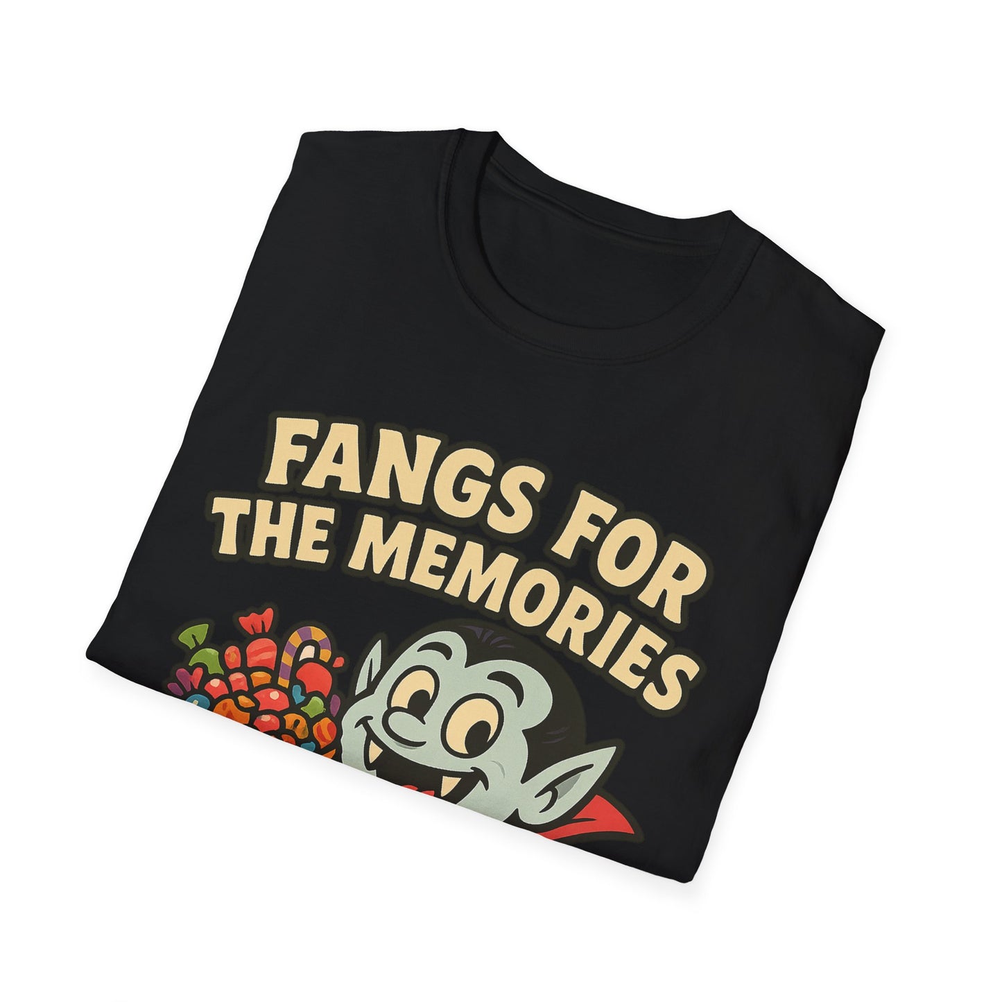 Fangs for the Memories Shirt – Vampire Trick or Treat Candy Tee