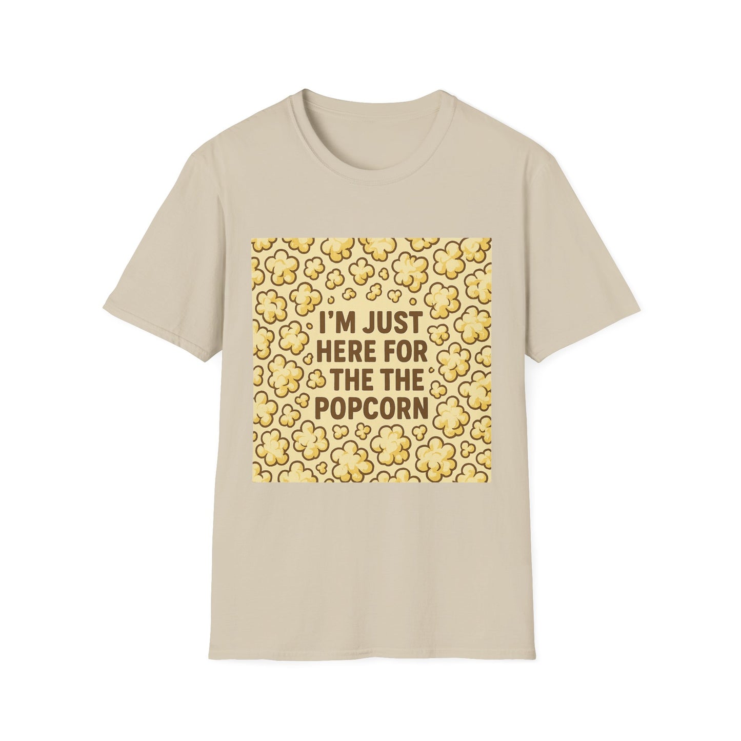 I’m Just Here for the Popcorn Shirt – Funny Movie Lover Tee – Retro Popcorn T-Shirt for Film Nights & Theater Fans