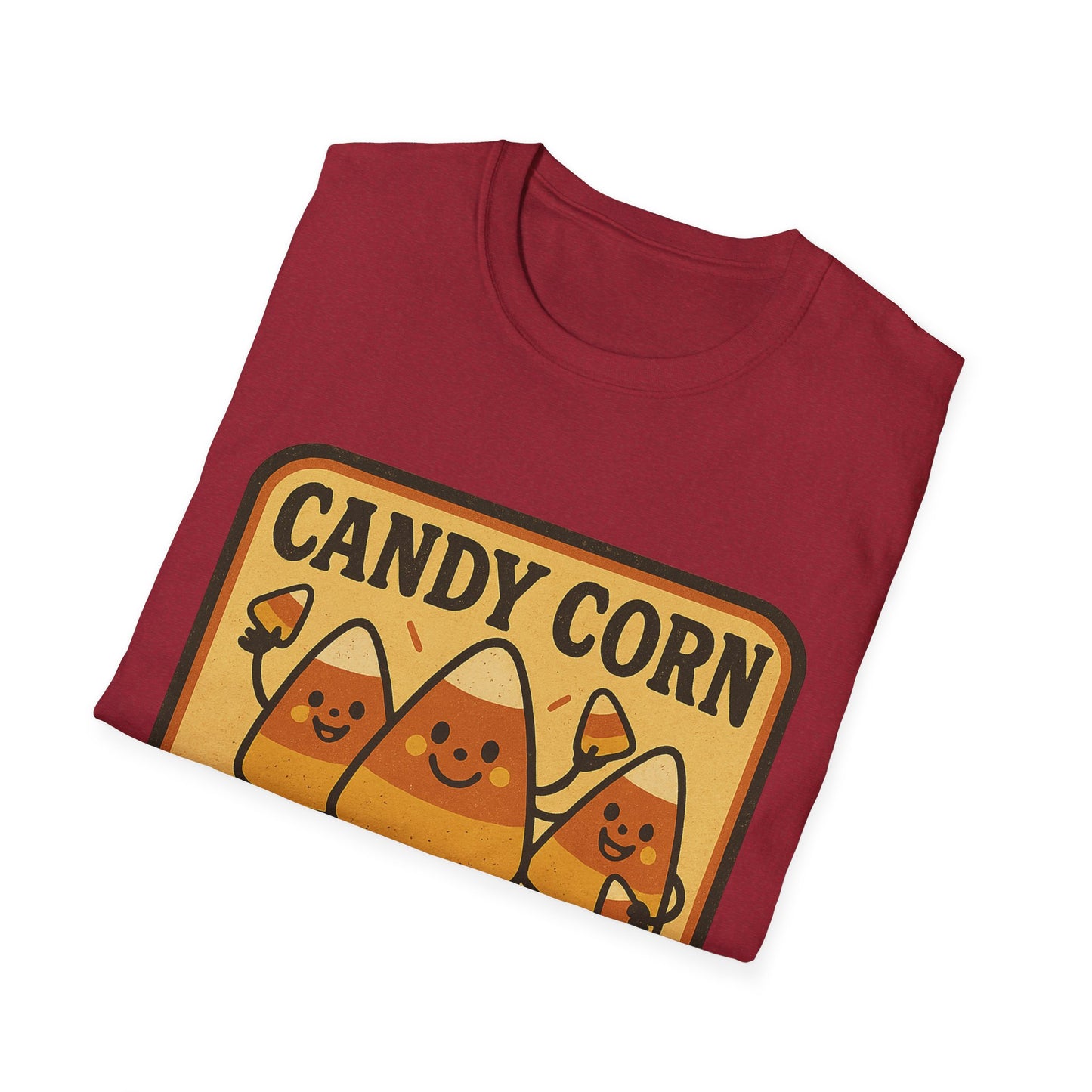 Candy Corn Fan Club Shirt – Cute Fall Halloween Tee, Retro Autumn Candy Graphic T-Shirt