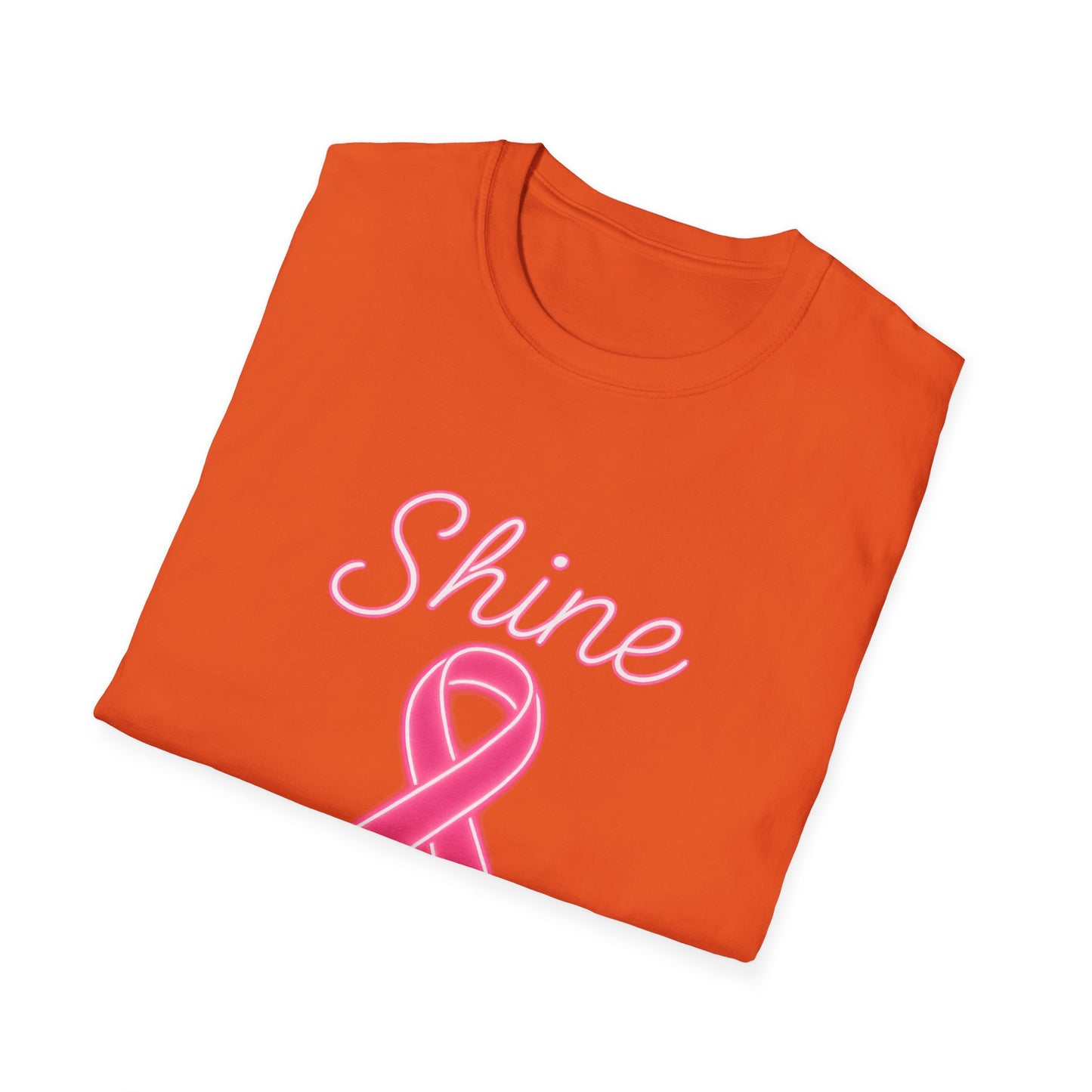 Shine for the Cure Shirt | Breast Cancer Awareness Pink Ribbon Tee | Support Hope Survivor Fighter T-Shirt October Month