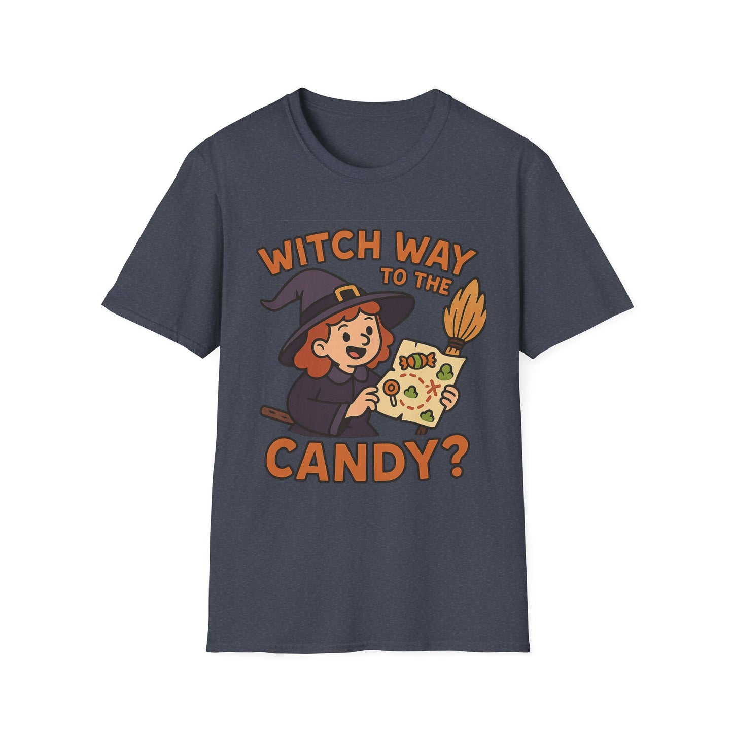 itch Way to the Candy Halloween Shirt – Funny Witch Trick or Treat Tee