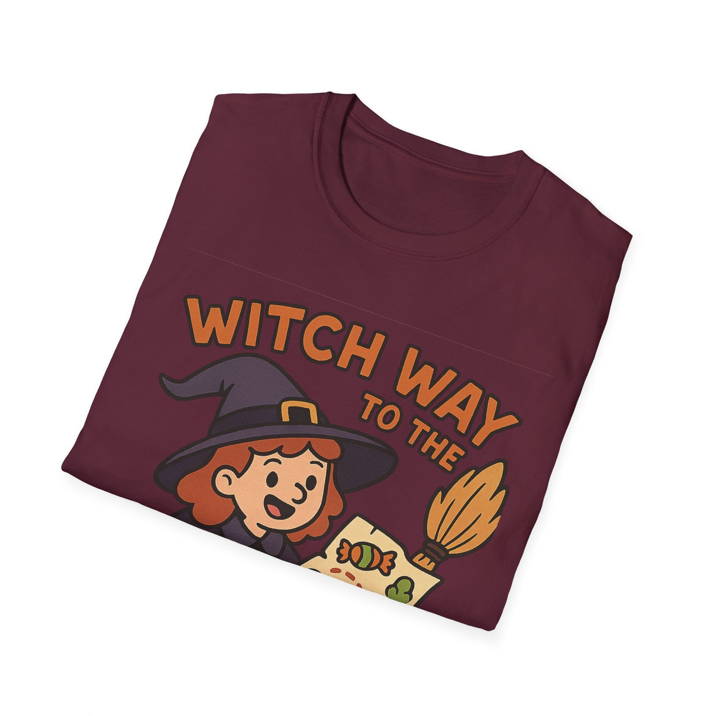 itch Way to the Candy Halloween Shirt – Funny Witch Trick or Treat Tee