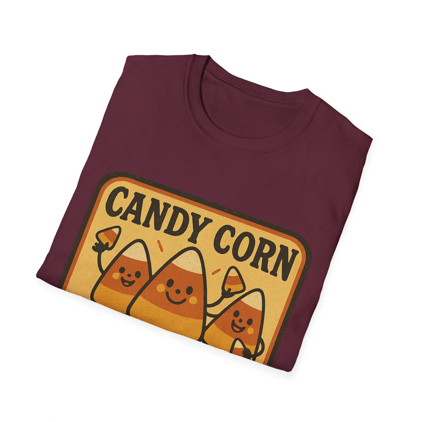 Candy Corn Fan Club Shirt – Cute Fall Halloween Tee, Retro Autumn Candy Graphic T-Shirt