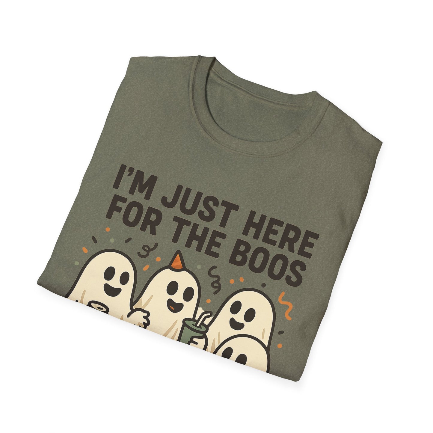 I’m Just Here for the Boos Shirt – Ghost Beer Halloween Party Tee