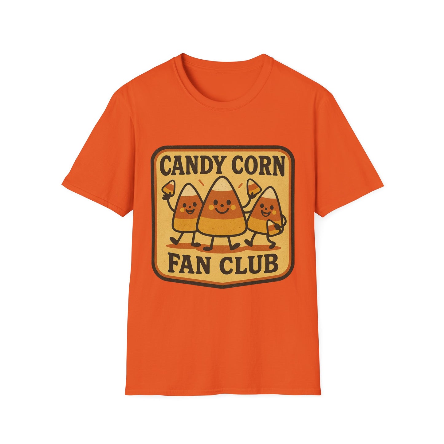 Candy Corn Fan Club Shirt – Cute Fall Halloween Tee, Retro Autumn Candy Graphic T-Shirt