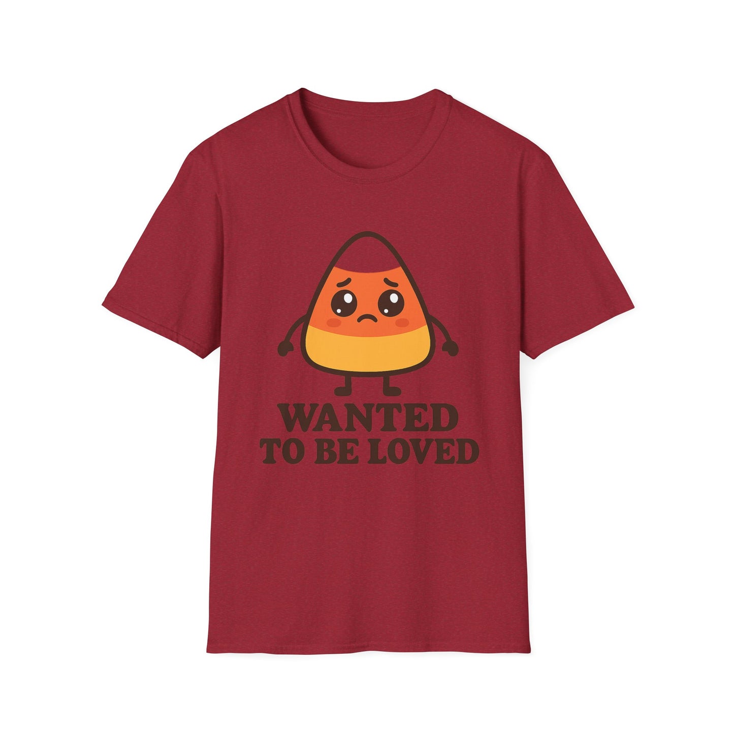 All I Wanted Was to Be Loved Candy Corn Shirt – Funny Halloween Sad Candy Tee