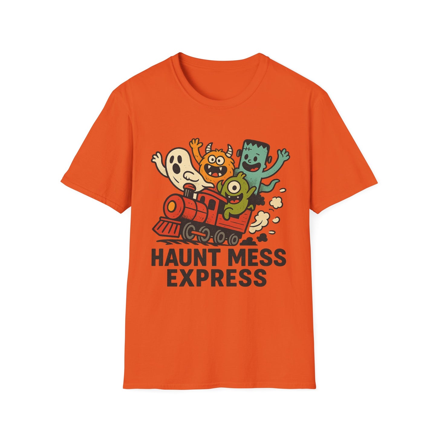 Haunt Mess Express Shirt – Funny Monster Train Halloween Tee