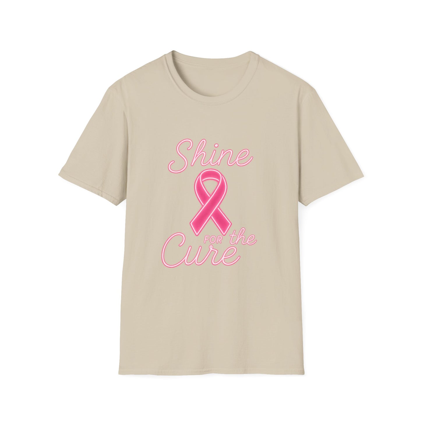 Shine for the Cure Shirt | Breast Cancer Awareness Pink Ribbon Tee | Support Hope Survivor Fighter T-Shirt October Month
