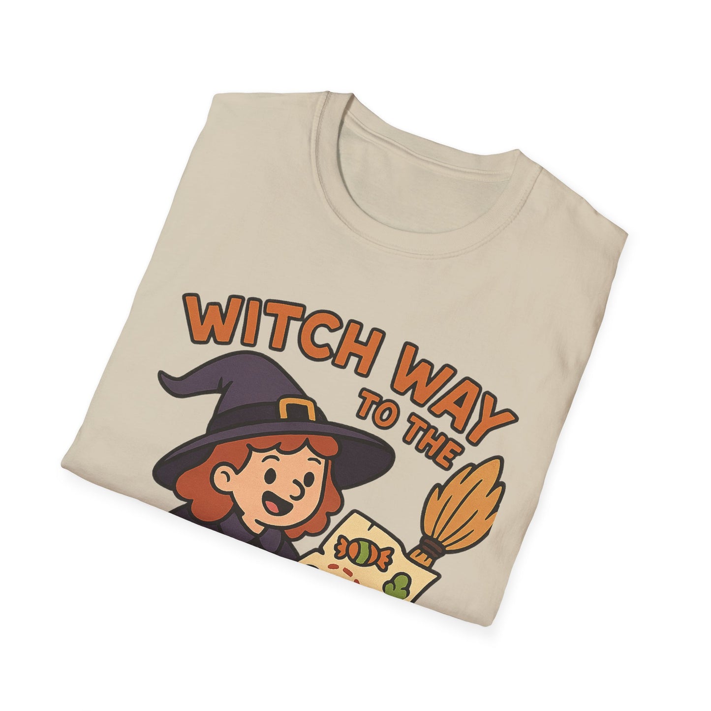itch Way to the Candy Halloween Shirt – Funny Witch Trick or Treat Tee