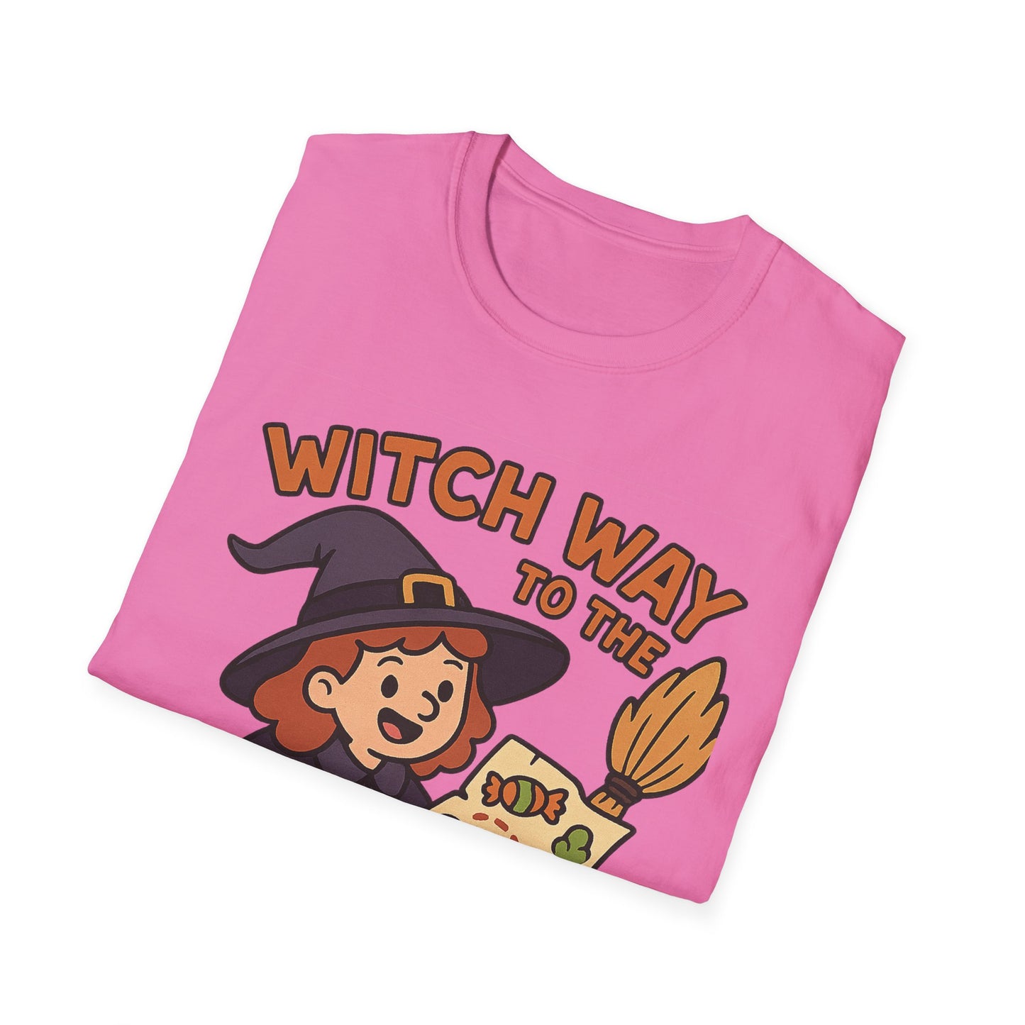 itch Way to the Candy Halloween Shirt – Funny Witch Trick or Treat Tee