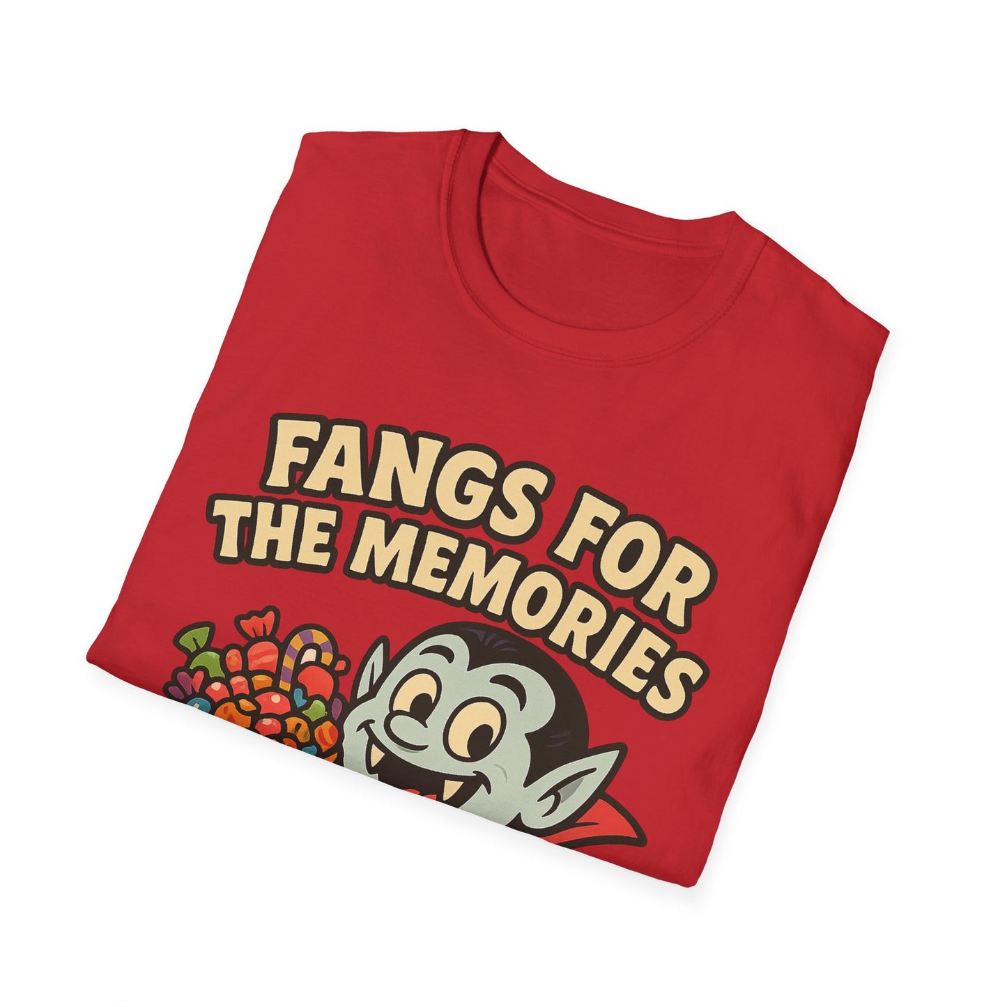 Fangs for the Memories Shirt – Vampire Trick or Treat Candy Tee