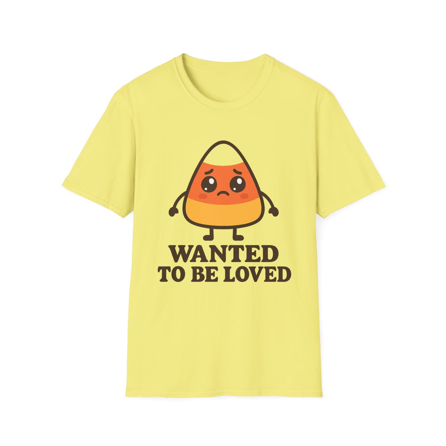 All I Wanted Was to Be Loved Candy Corn Shirt – Funny Halloween Sad Candy Tee