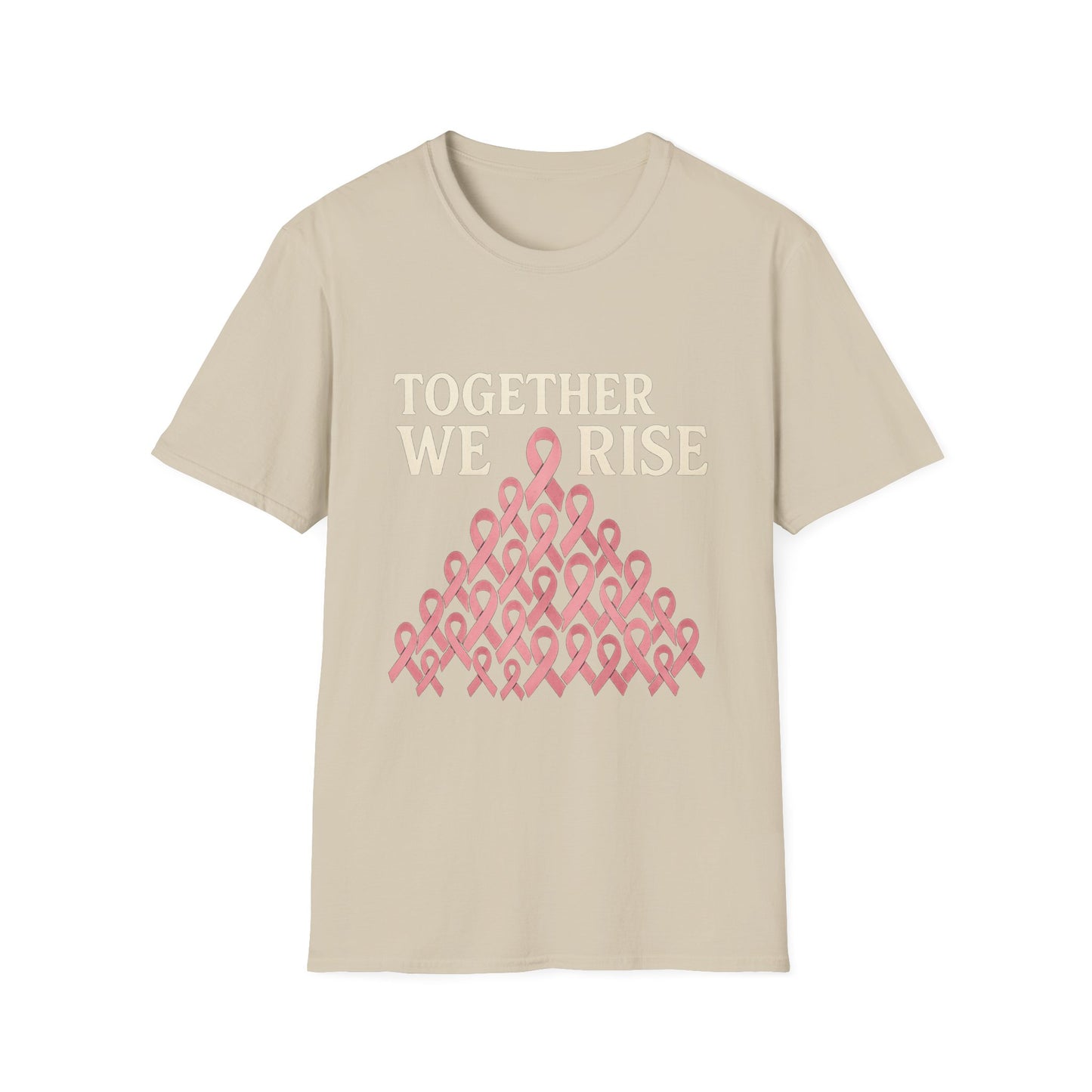 Together We Rise Shirt | Breast Cancer Awareness Pink Ribbon Tee | Unity Support Survivor Fighter Hope T-Shirt October Strong