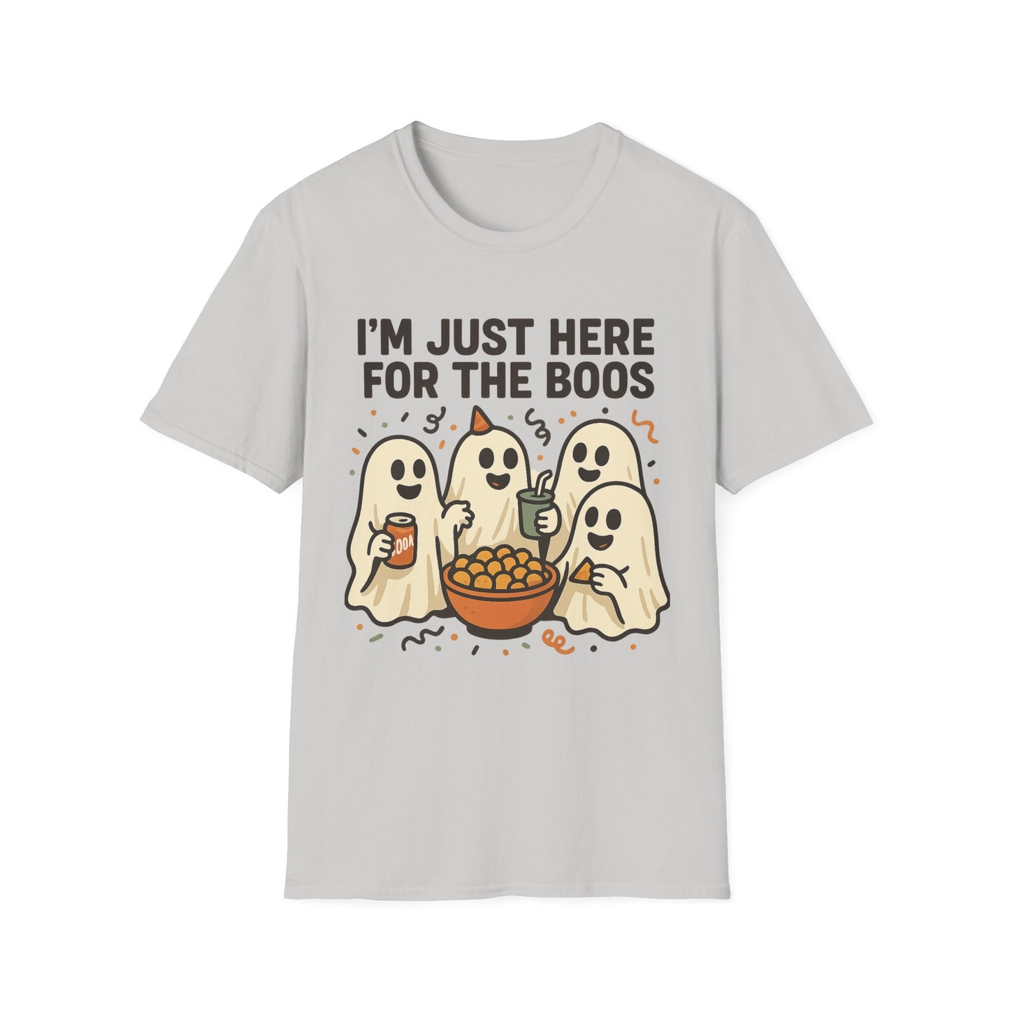 I’m Just Here for the Boos Shirt – Ghost Beer Halloween Party Tee