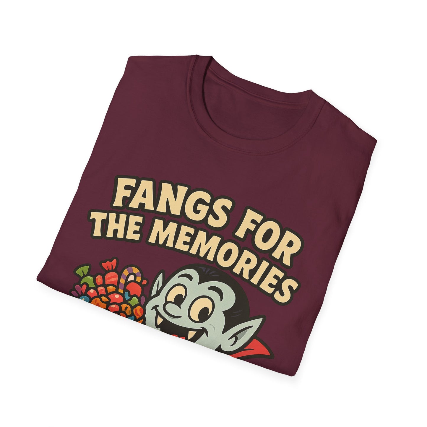Fangs for the Memories Shirt – Vampire Trick or Treat Candy Tee