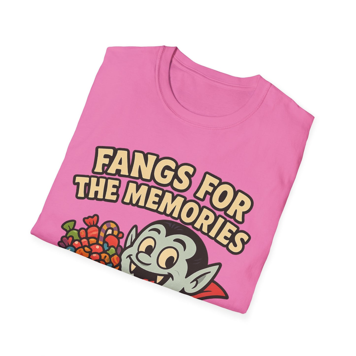 Fangs for the Memories Shirt – Vampire Trick or Treat Candy Tee